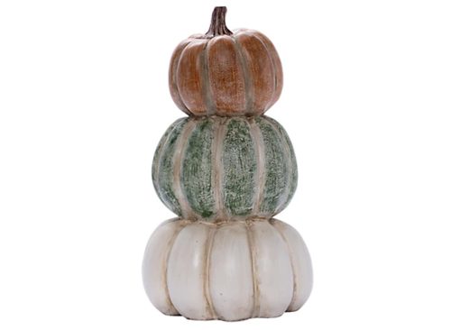 Red Shed Indoor Outdoor Resin Triple Pumpkin Statue