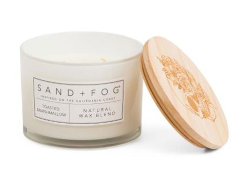 SAND AND FOG 12oz Toasted Marshmallow Scented Candle