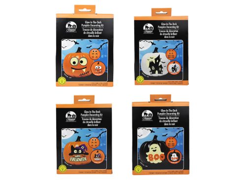 Seasonal Collection DIY Glow-In-The-Dark Pumpkin Decorating Kit