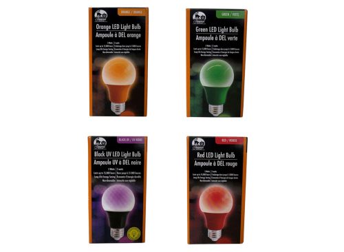 Seasonal Collection Halloween LED Color Light Bulb, Assorted Colors