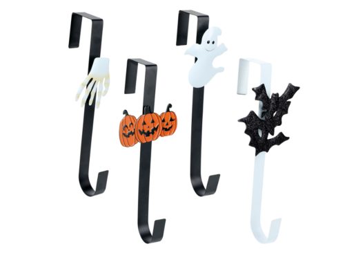 Seasonal Collection Halloween-themed Wreath Door Hanger, Assorted Designs
