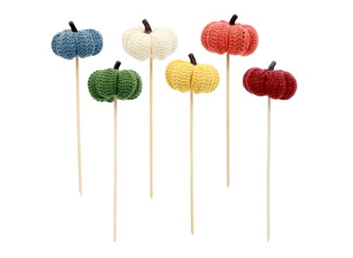 Seasonal Collection Pumpkin-Shaped Sweater Picks
