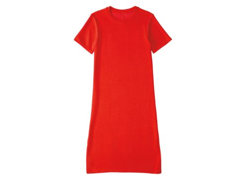 Serra Ls Scuba Dress, Red Dress, M
