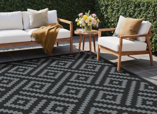Shimeek Outdoor Mat for Patio Clearance, Waterproof Reversible Plastic Camping Rugs