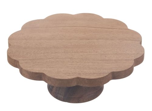  Small Scalloped Edge Tiered Cake Display Stand