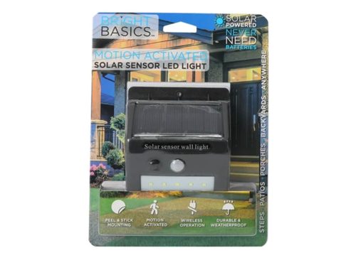 Solar Powered Motion Sensor Light