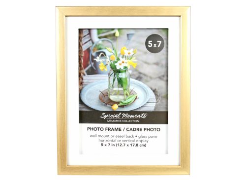 Special Moments Memories Collection Matted Gold Plastic Picture Frames