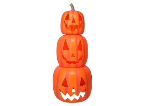 Stacked Pumpkin Decor