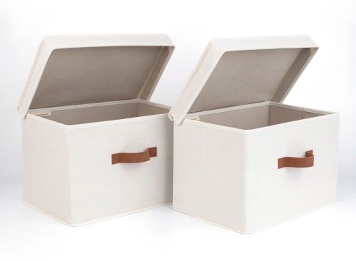 Storage Fabric Rectangle Decorative Bin