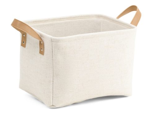 TAYLOR MADISON 13.5x9.25x9.75 Soft Rectangular Tote Basket