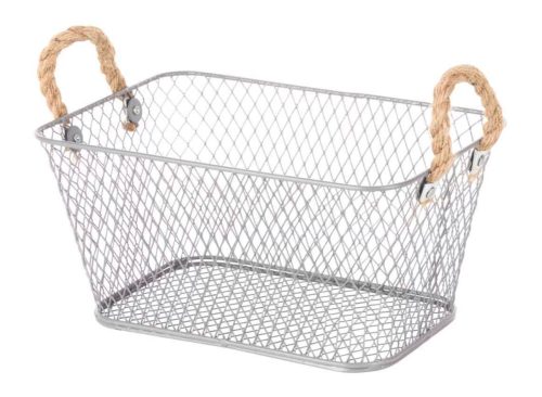 Tapered Metal Storage Basket