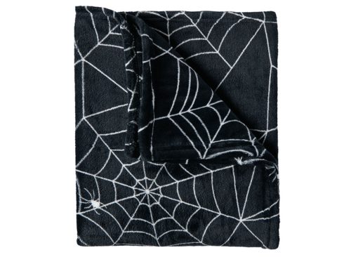The Halloween Collection Halloween Throw, Spiderwebs