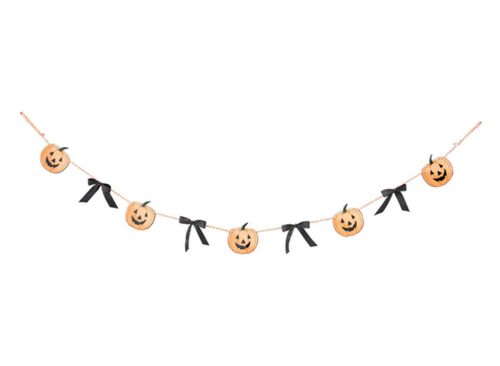 The Halloween Collection Pastel Halloween Garland, Pumpkins