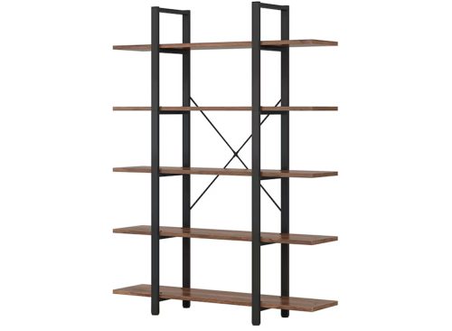 Tribesigns Hl-CJ042 Brown Metal Bookcase