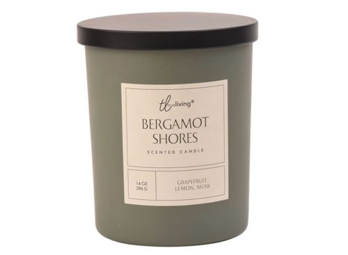 True Living Bergamot Shores Scented Farmhouse Candle