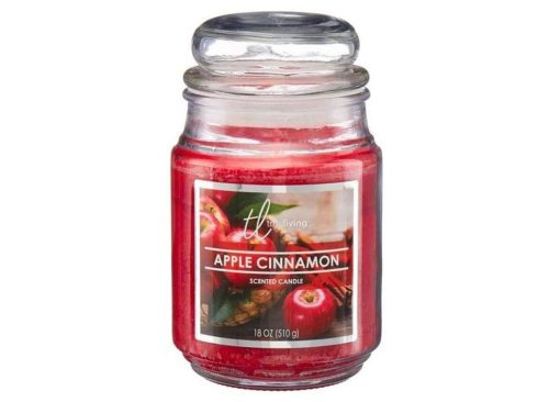  TrueLiving Scented Candle, Apple Cinnamon - 18 oz