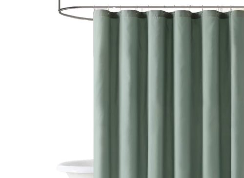Truly Soft Everyday Shower Curtain Green