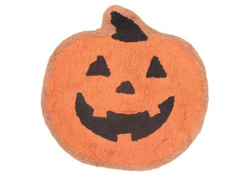 VISTA HOME FASHIONS Figural Jack O Lantern Bath Rug