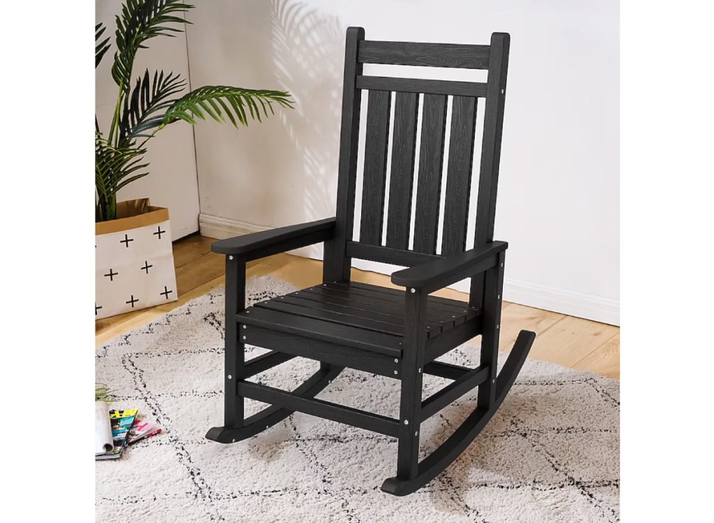 VOUA HDPE Patio Rocking Chairs