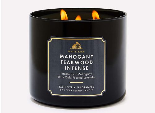 White Barn Mahogany Teakwood Intense 3-Wick Candle