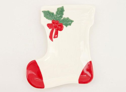 White Stocking Spoon Rest