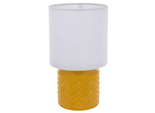Yellow Chevron Table Lamp