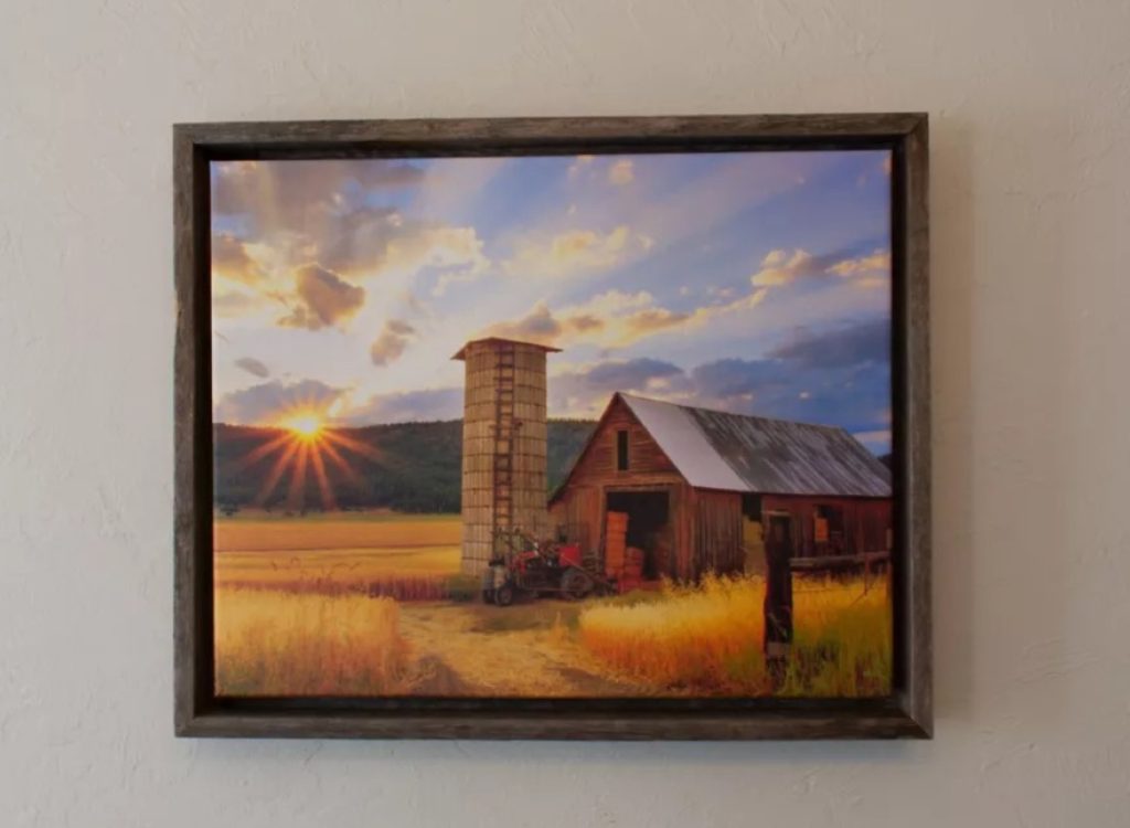 Barnwood USA 8 in. x 10 in. Floating Wood Frame