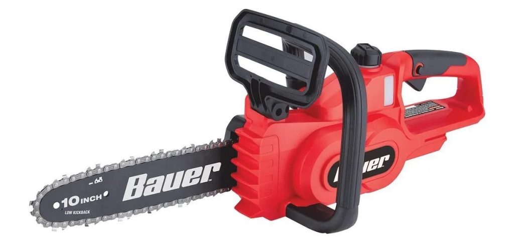 Bauer 20V Cordless, 10 in. Chainsaw