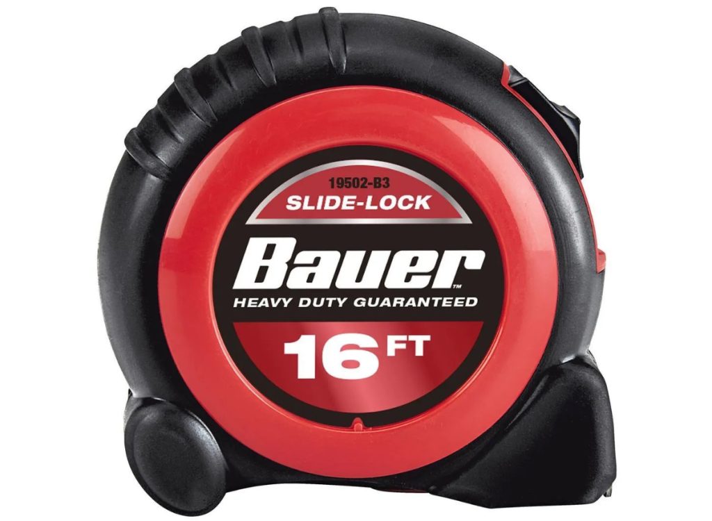 Bauer 16 ft. x 3/4 in. Slide-Lock Tape Measure