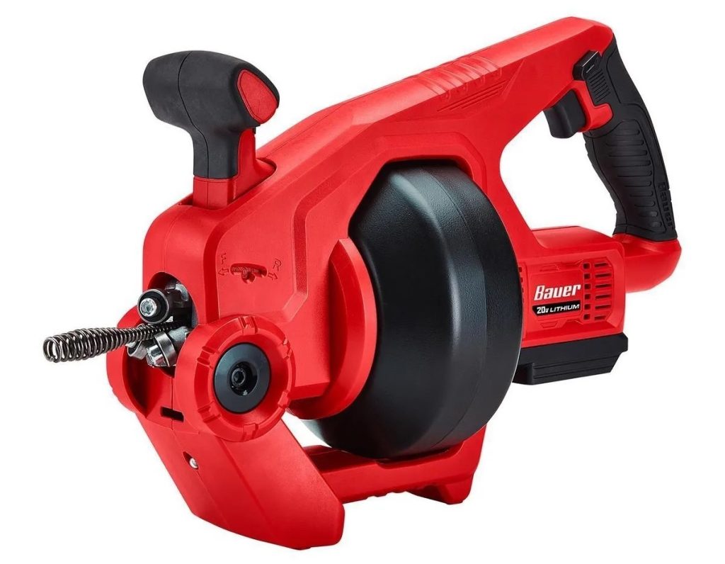 Bauer 20V Cordless Automatic Feed Drain Cleaner