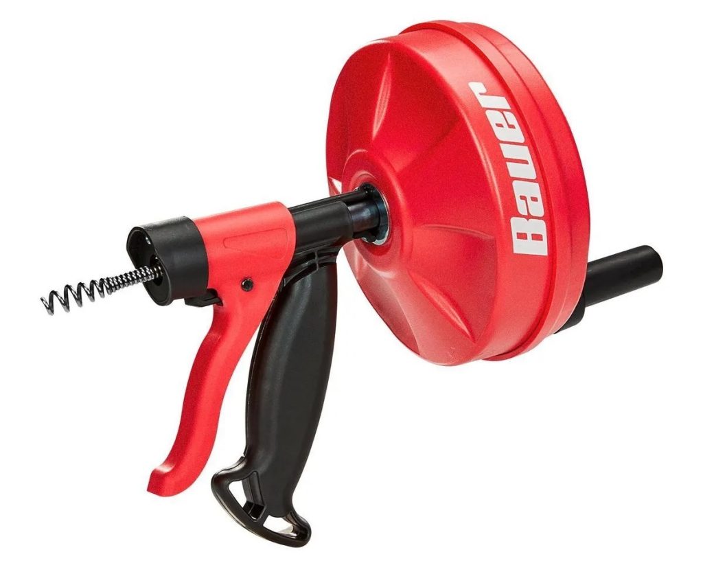 Bauer 25 ft. Drill-Powered Drain Auger