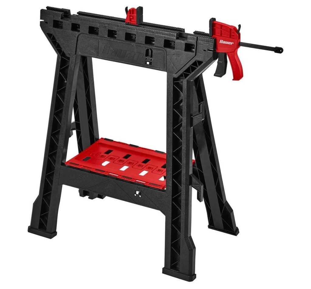 Bauer 32 in. Polypropylene Folding Sawhorse