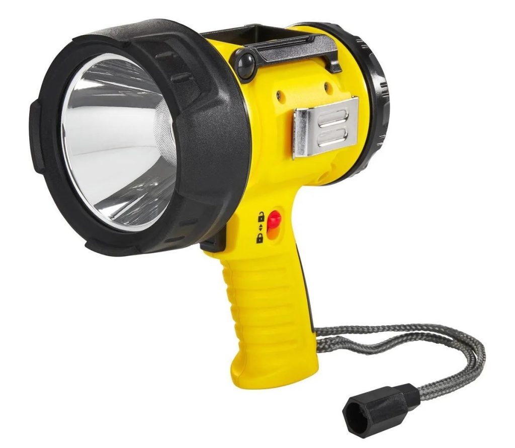 Braun Rechargeable Waterproof LED Spotlight