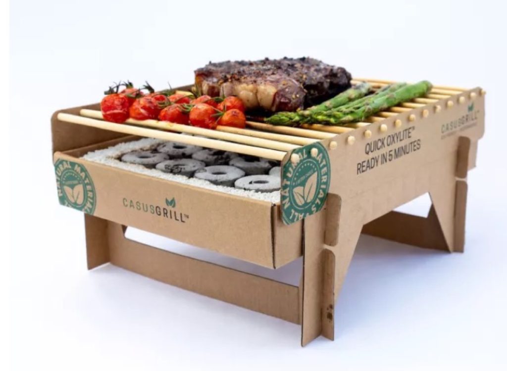 CasusGrill Disposable Single-Use Eco Quick Light-Up BBQ