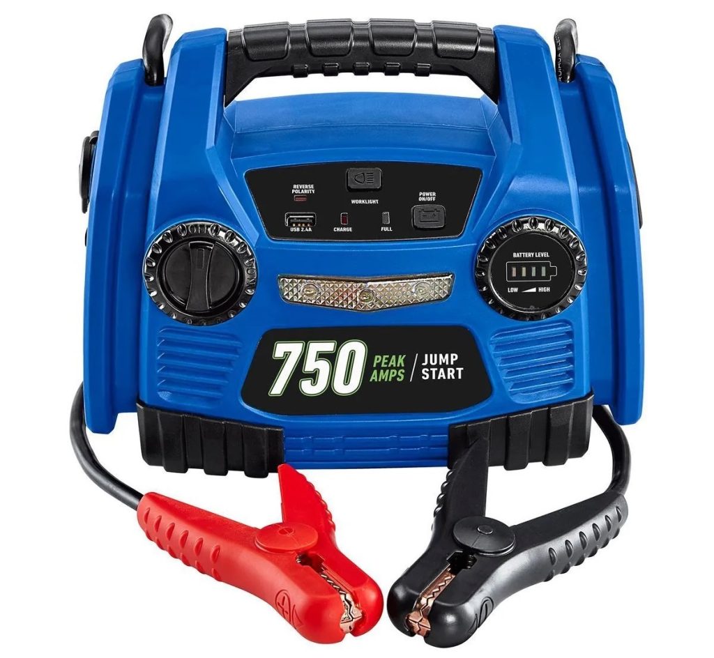 Cen-Tech Portable Car Battery Jump Starter and Power Pack