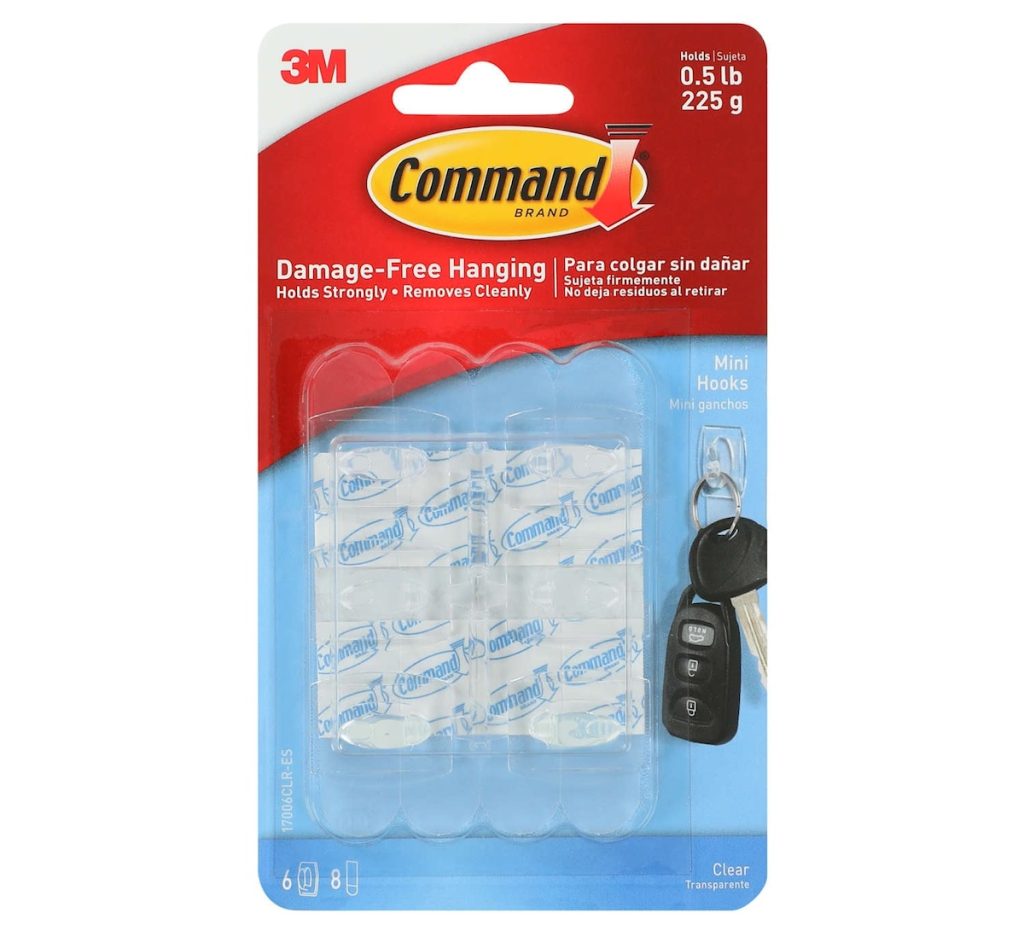 Command Mini Hooks 6-Pack