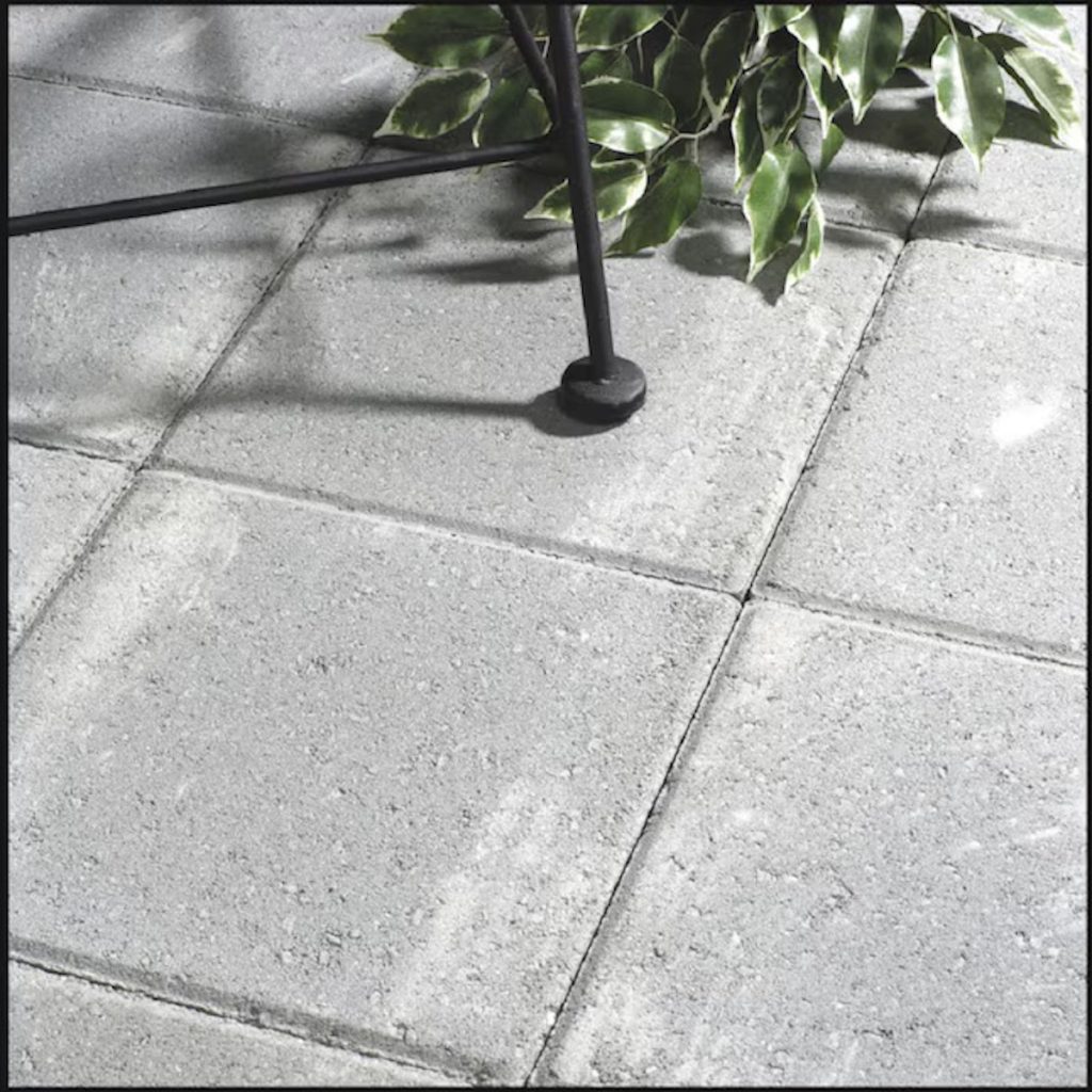 Square Gray Concrete Patio Stone