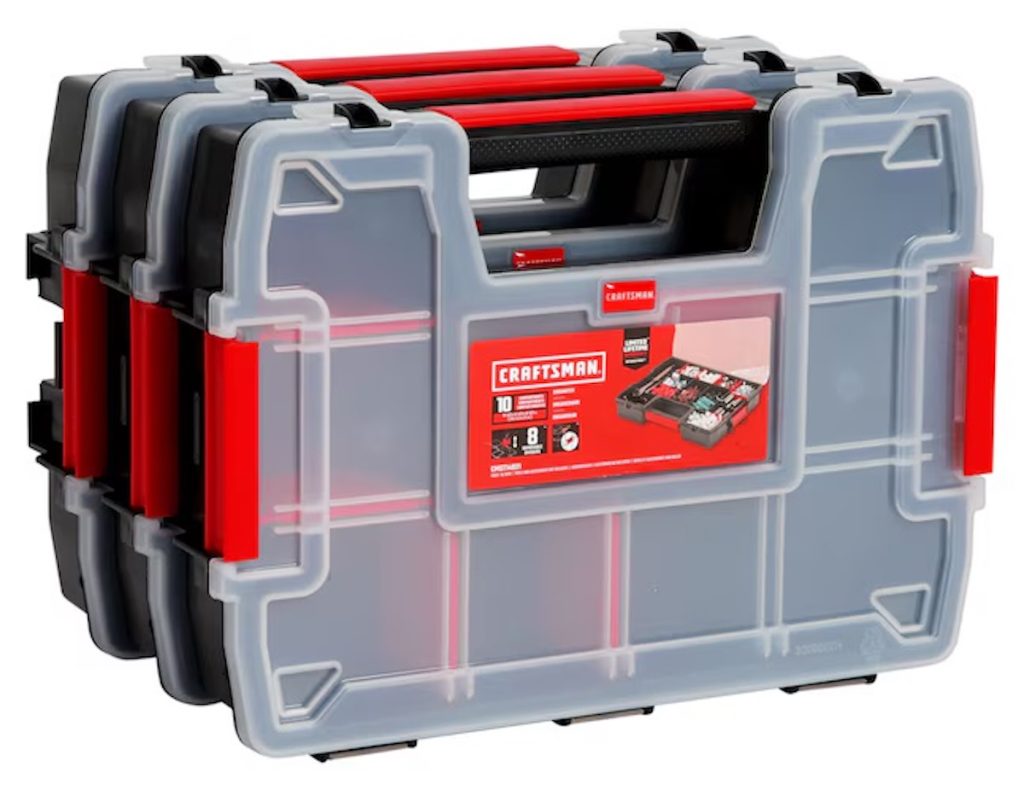 Craftsman 10-Compartment Small Parts Organizer 3-Pack
