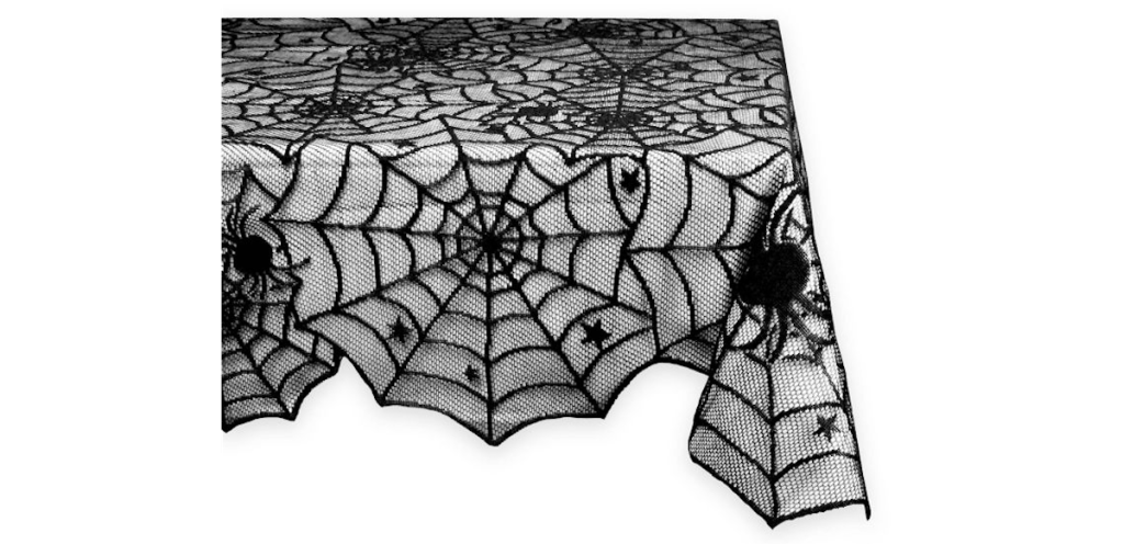 DII Halloween Lace Tablecloths
