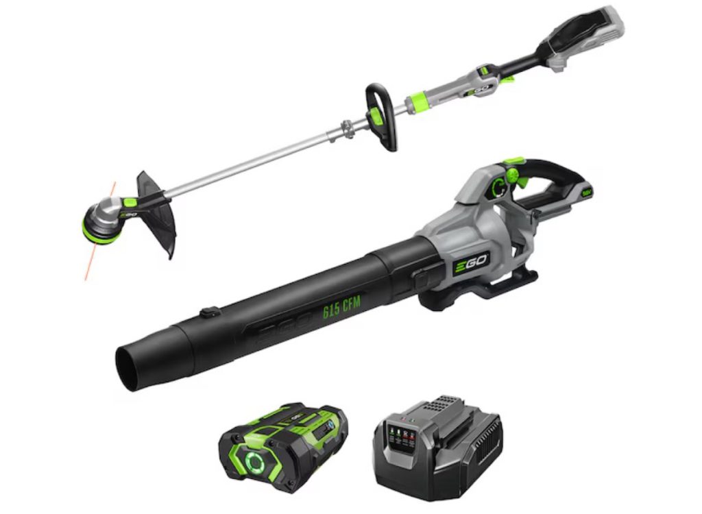 EGO POWER+ Battery String Trimmer and Leaf Blower and Combo Kit