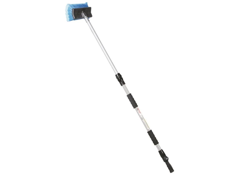Instant On/Off Telescoping Flow-Thru Brush