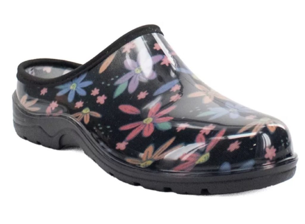 GroundWork Women's Floral Waterproof Garden Clogs