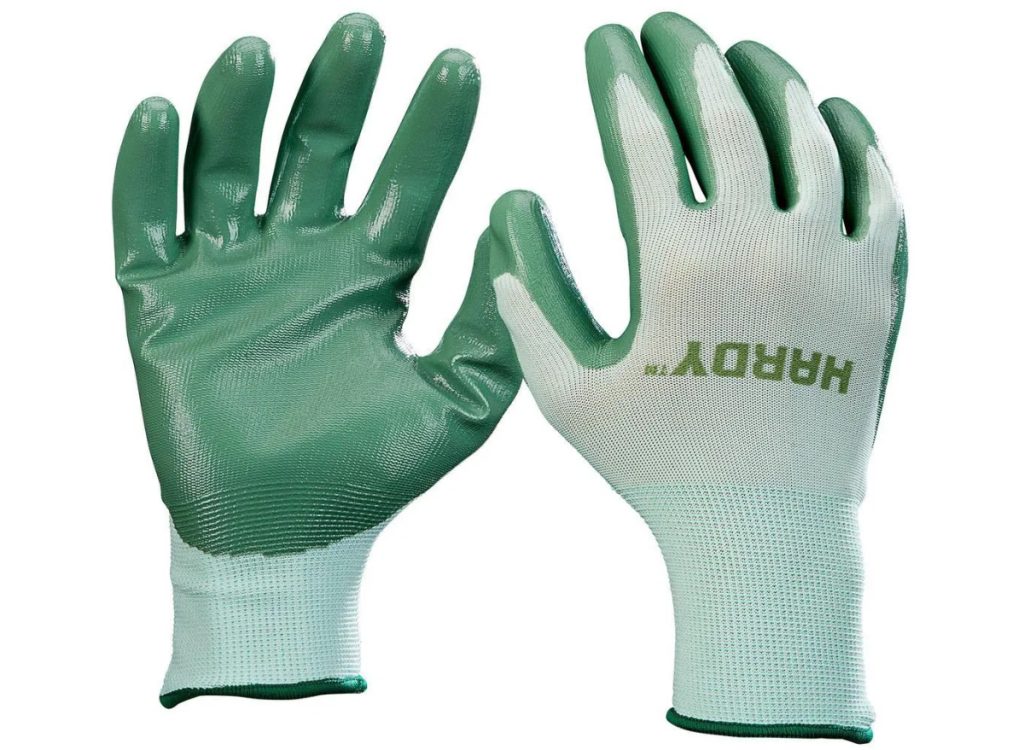 Hardy Nitrile-Dipped Gardening Gloves