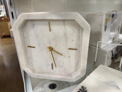 homegoods-entryway-marble-clock