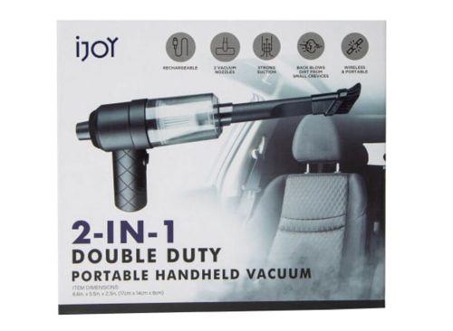 iJoy 2-In-1 Double Duty Portable Handheld Vacuum