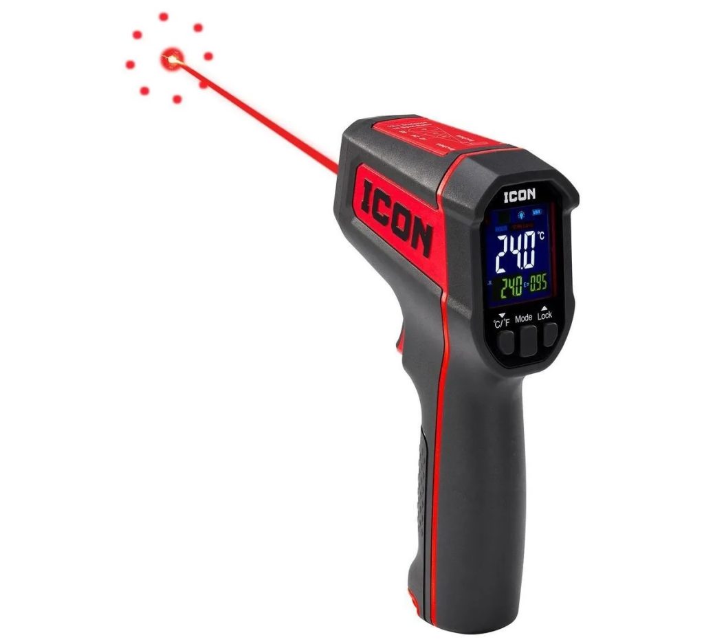 Icon 12:1 Professional Multi-Laser Infrared Thermometer