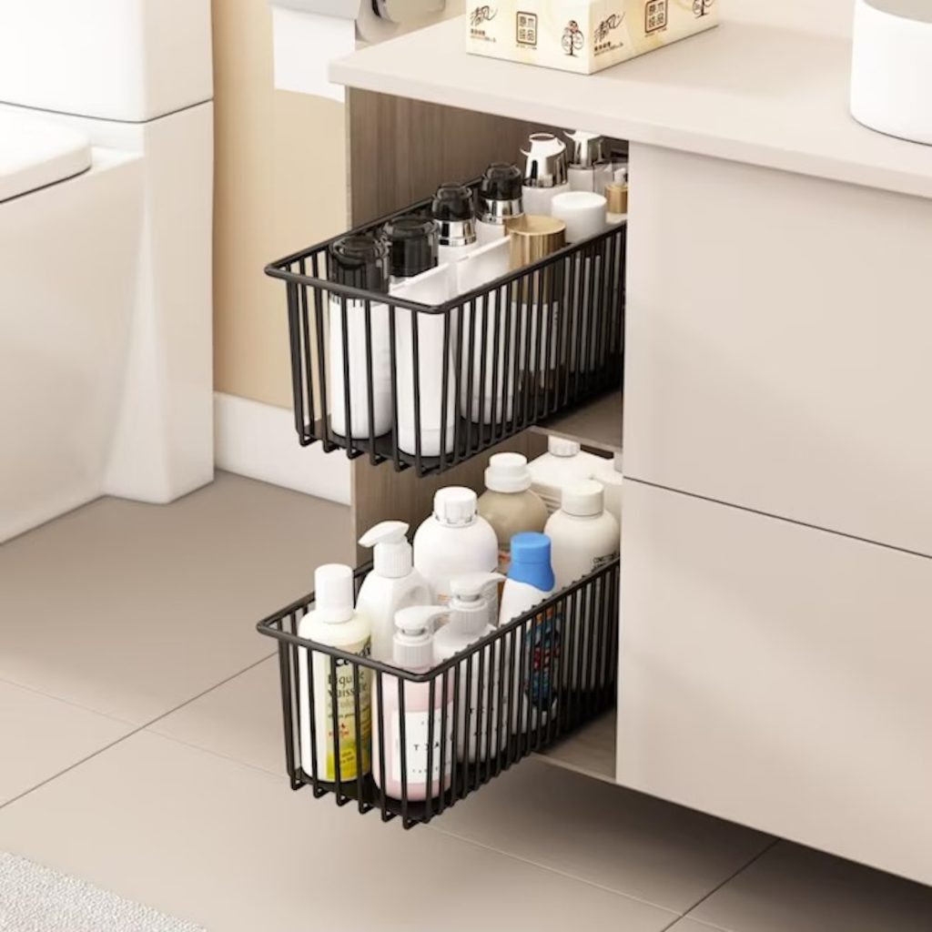 IdealHouse Pull Out Cabinet Organizer 2-Pack
