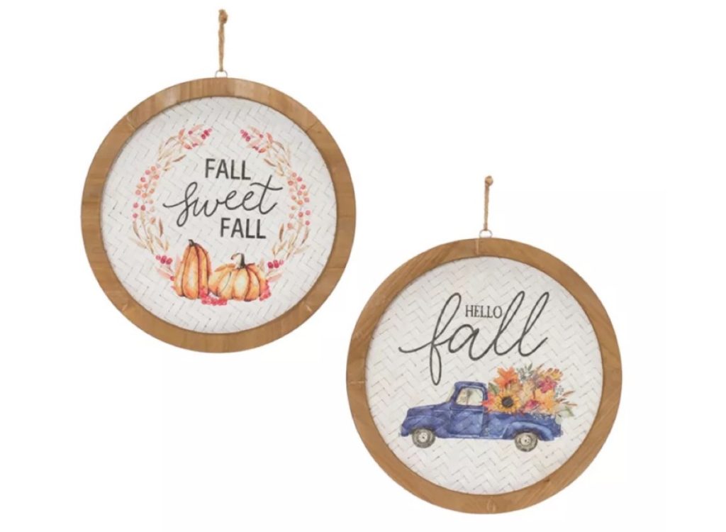 Melrose International Fall Harvest Plaque