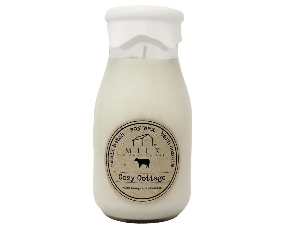 Milk Reclamation Barn Milk Bottle Cozy Cottage Candle