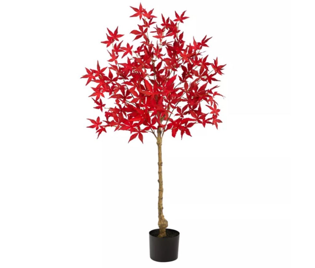 Nearly Natural 4 ft. Artificial Maple Tree